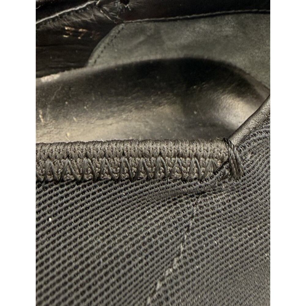 Prada Stretch-knit Leather Slip-on Sneakers Black EU 37.5 US 7.5 - Picture 7 of 9